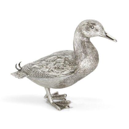 Silver Mallard Duck
