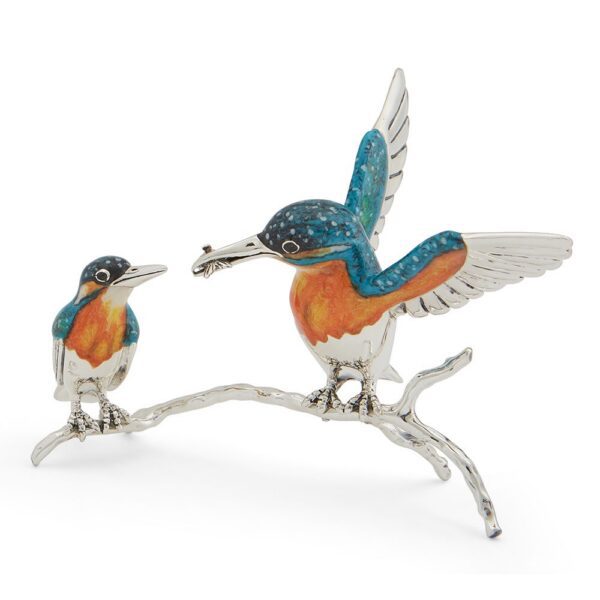 Kingfisher Couple on a Branch