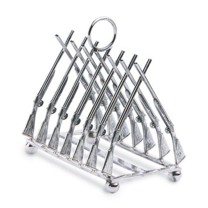 Silver Shotgun Toast Rack 6 Bar