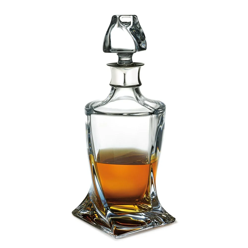 Silver Quadro Decanter & 6 Glasses - Image 2