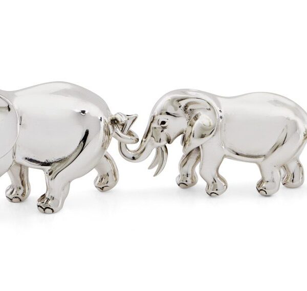 Three Linked Elephants - Large