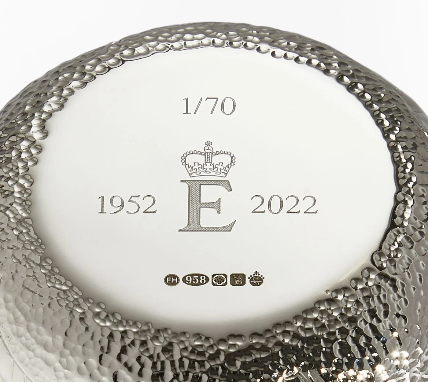 Queen Elizabeth II Silver Rose Beaker - Image 2