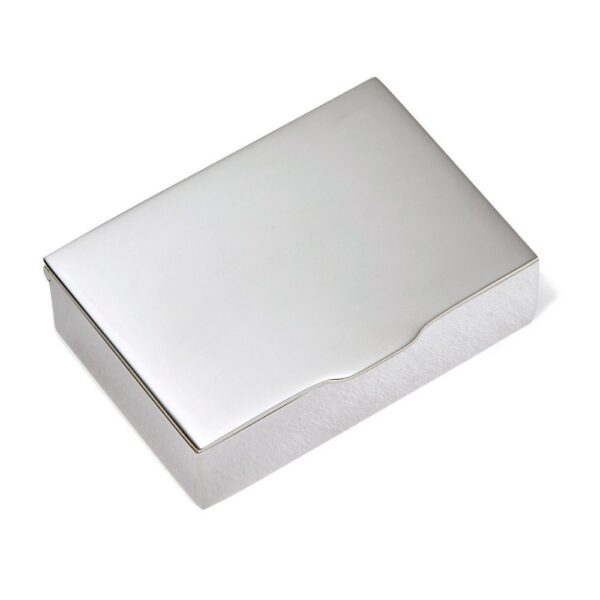 Silver Heavy Rectangular Pill Box
