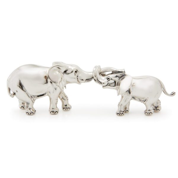 Elephant Couple Entwined