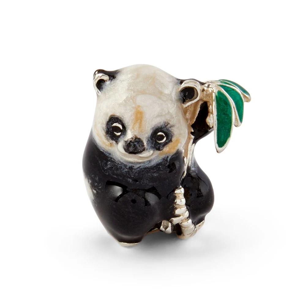 Panda with Leaves - Very Small