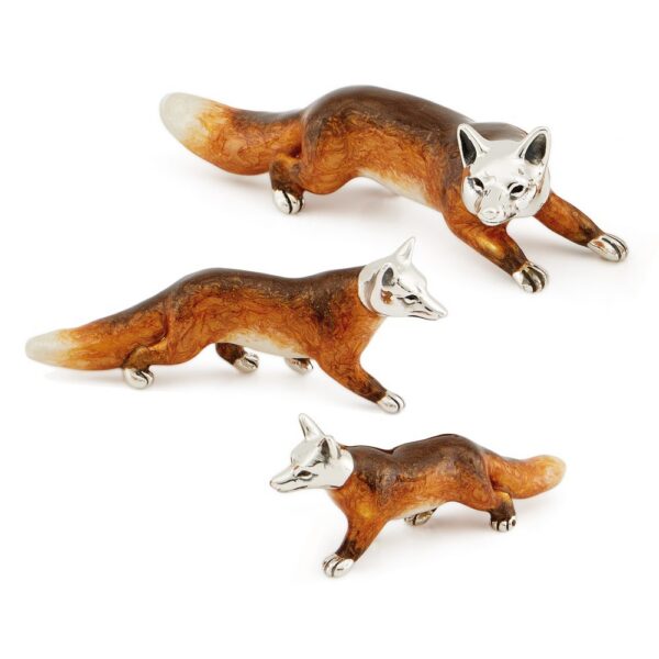 Running Foxes Enamel Body
