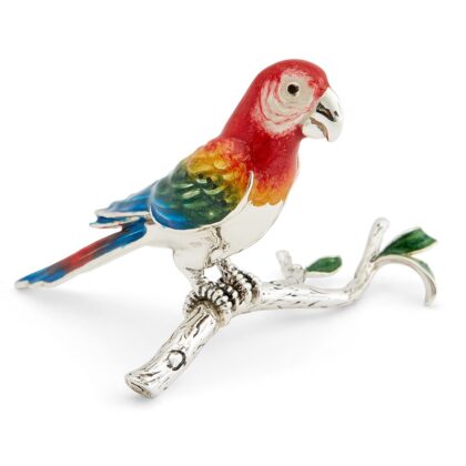 Parrot on a Branch - Red