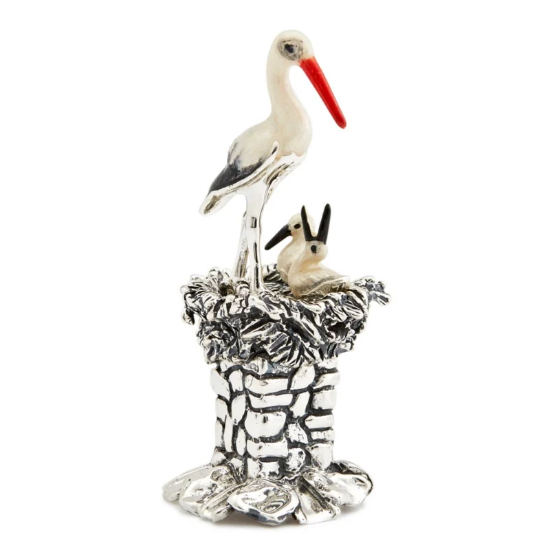 Stork on a Chimney