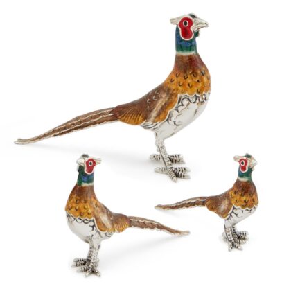 Cock Pheasants All Enamelled