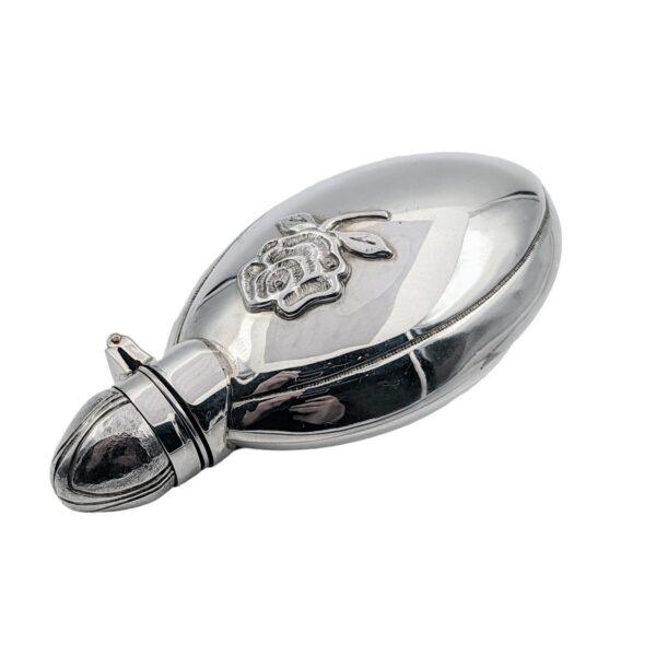 Rugby ball flask with rose - London 2015