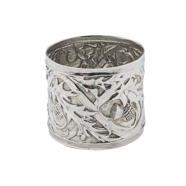 Thistle napkin ring - London, 2001