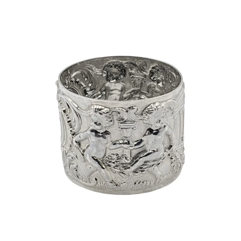 Cherub napkin ring - London, 1990