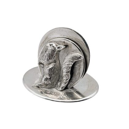 Squirrel menu holder - London, 1910