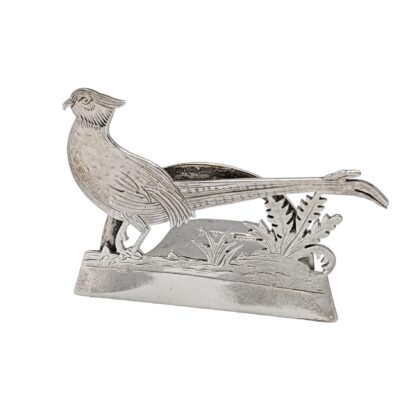 Pheasant menu holder - Birmingham, 1933