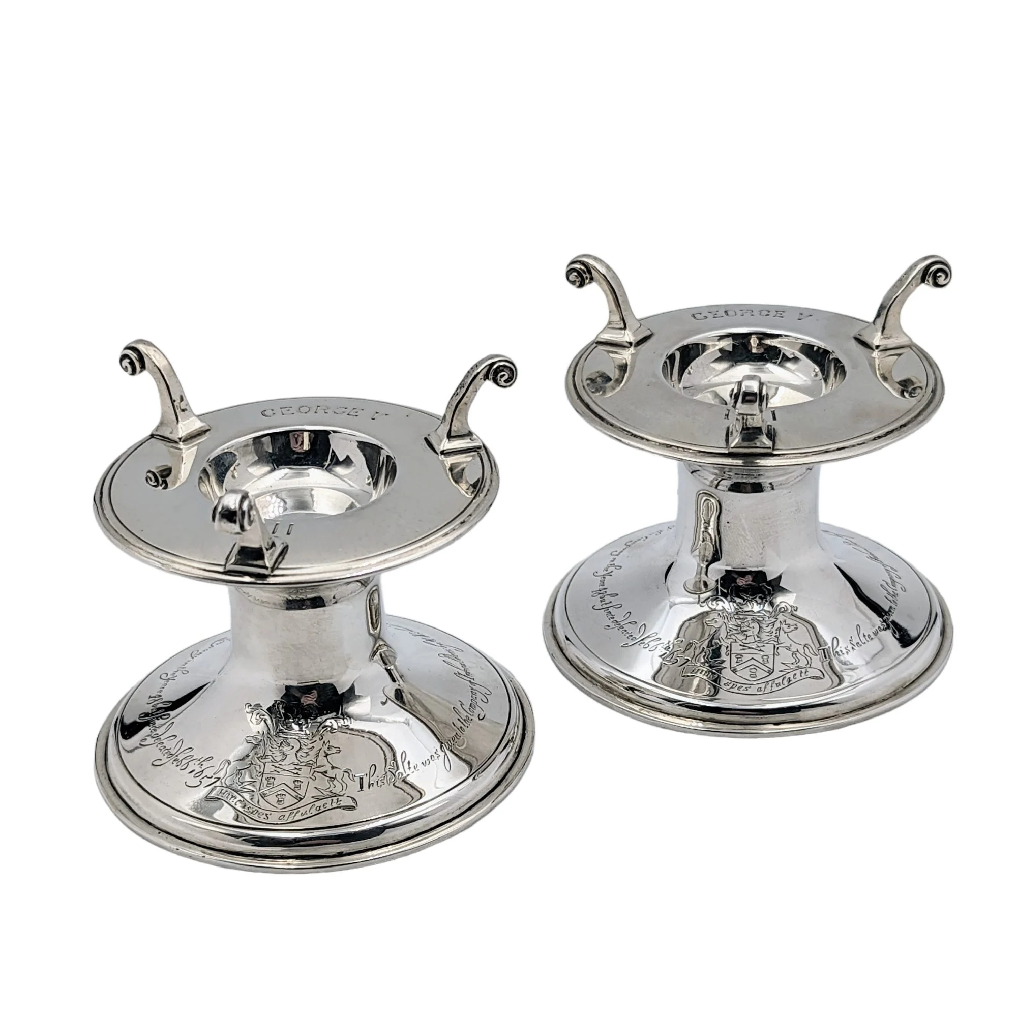 Pair Livery salts - London 1911