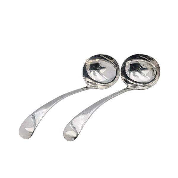 Pair of sauce ladles - London,1906