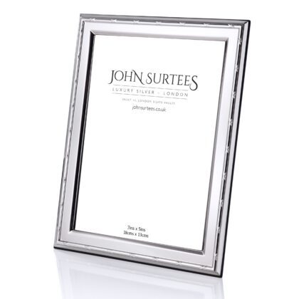 Silver Photograph frame in Canterbury Pattern
