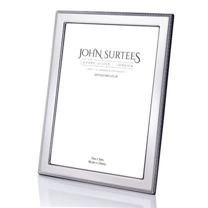 Silver Photograph frame in Lichfield Pattern