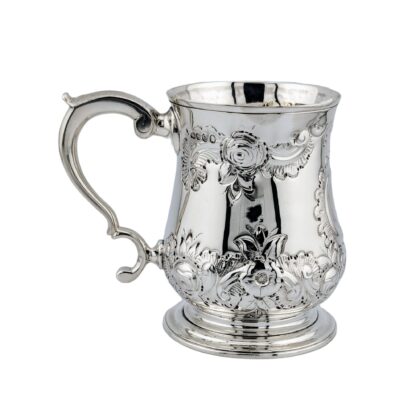 Decorative half pint mug - London 1823