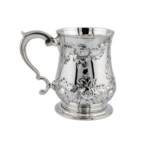 Decorative half pint mug - London 1823