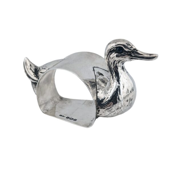 Duck napkin ring - Birmingham 1913