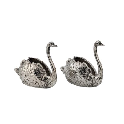 Pair of small swans - Birmingham 1970