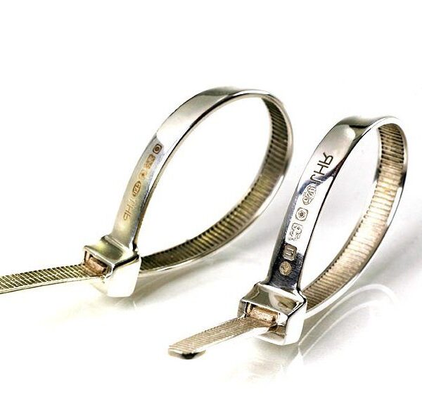 Silver ‘Cable Tie’ Napkin Ring