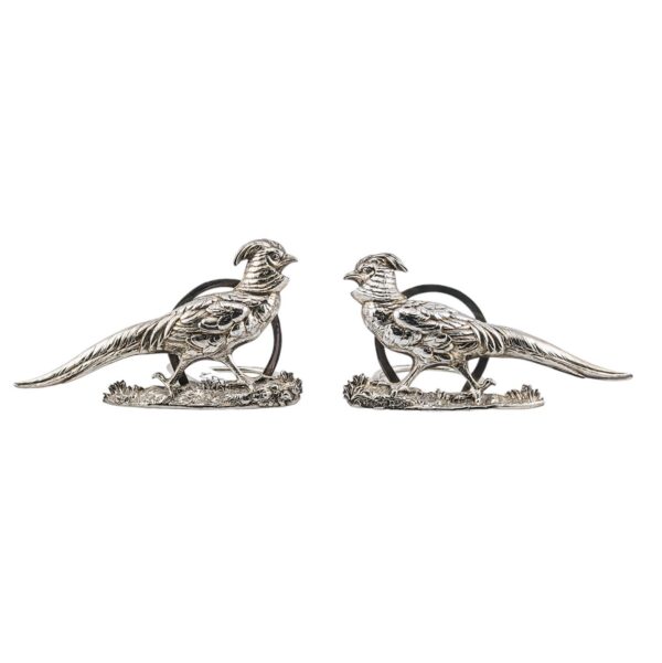 Pair pheasant menus - Chester 1912