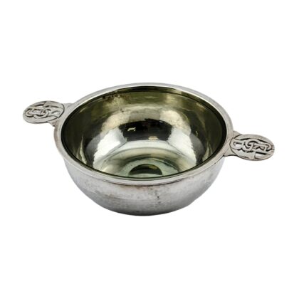 Quaich, green glass - London 1939