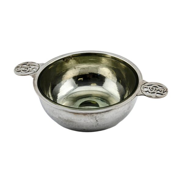 Quaich, green glass - London 1939