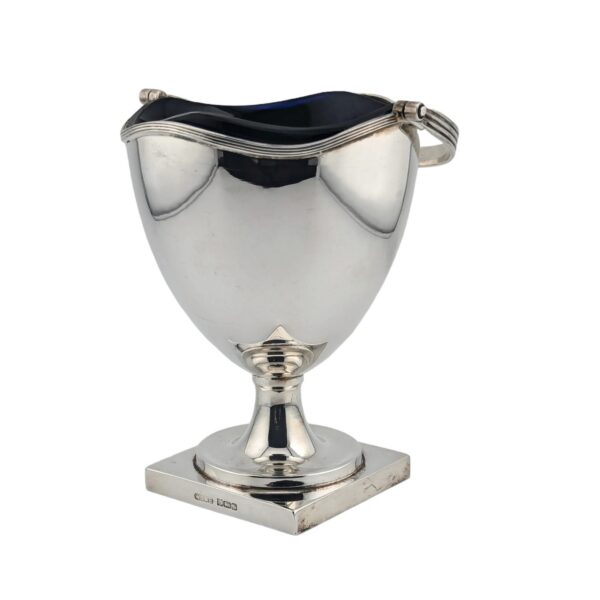 Basket, blue glass - Birmingham 1985