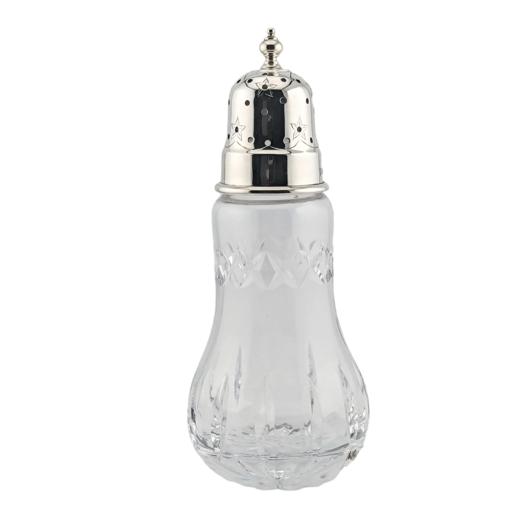 Glass Sugar caster - Birmingham 1975