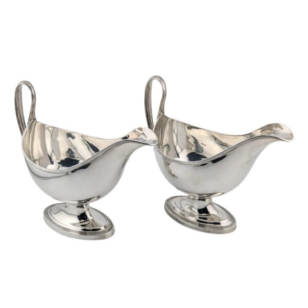 Pair sauce boats - Sheffield 1913
