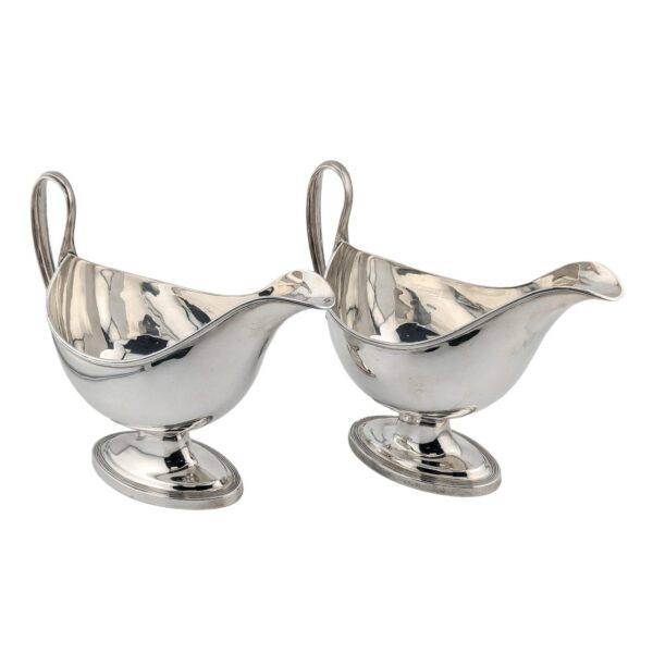 Pair sauce boats - Sheffield 1913