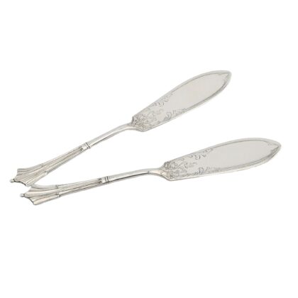 Pair butter spreaders - Sheffield 1903