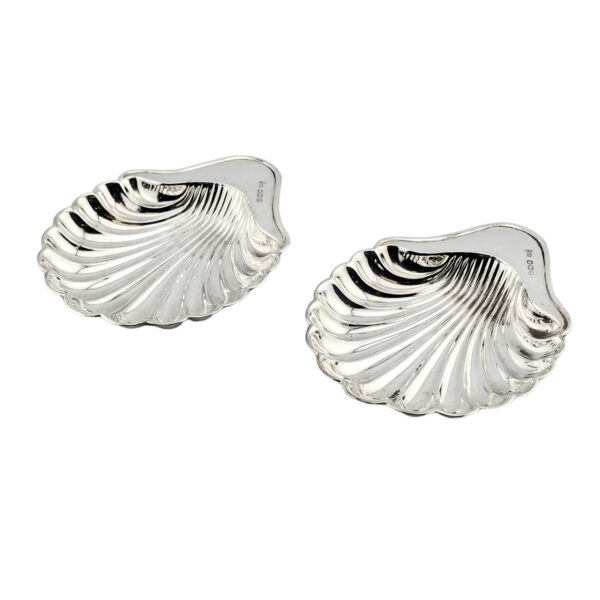 Pair of butter shells - Sheffield 1905