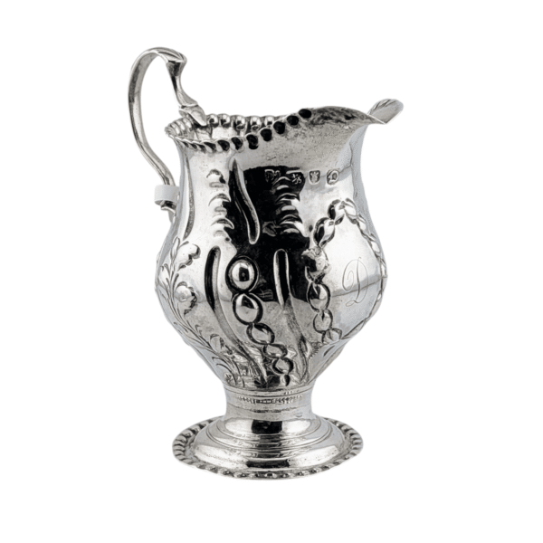 Cream jug flower and bead - London 1759