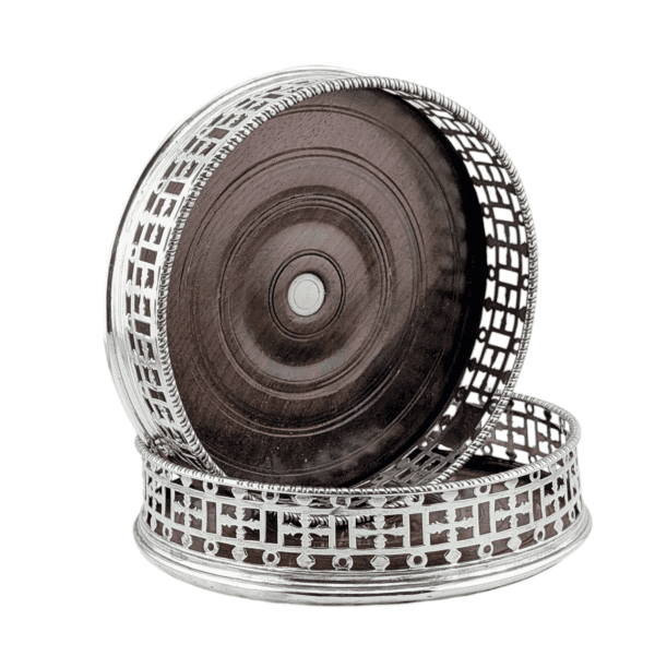 Pair of Coasters - London 1771