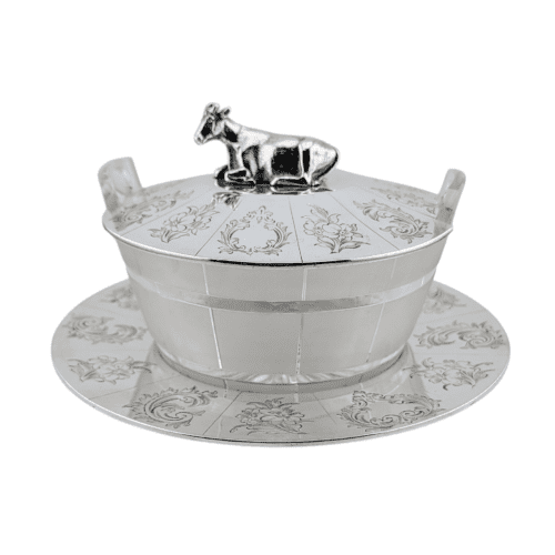 Butter Dish+Plate London - 1864