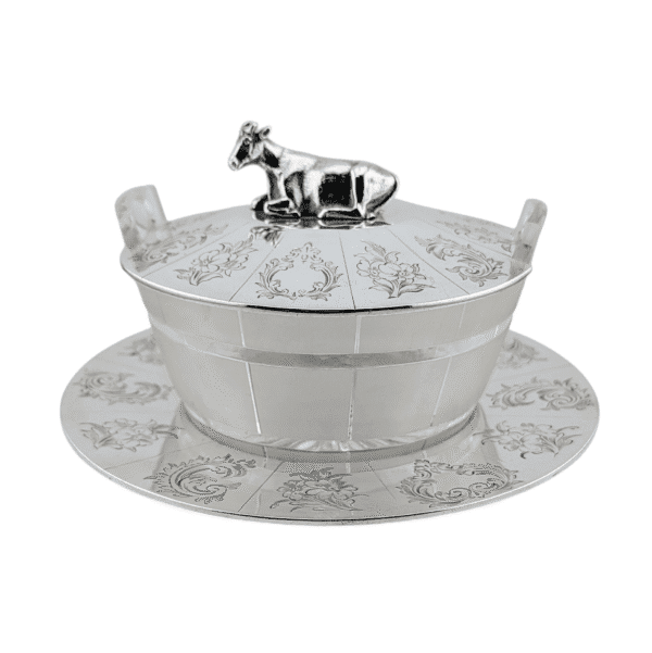 Butter Dish+Plate - London 1864