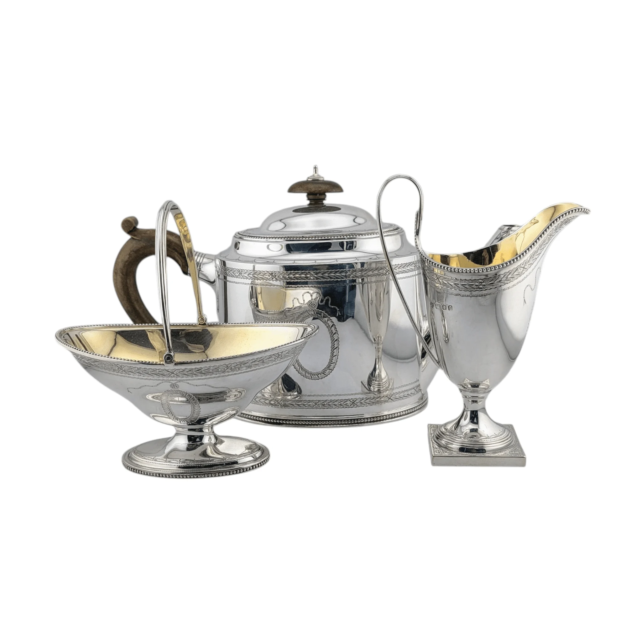 3 Piece Tea Set - London 1969 - Image 3
