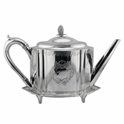 Tea pot and Stand  London - 1792