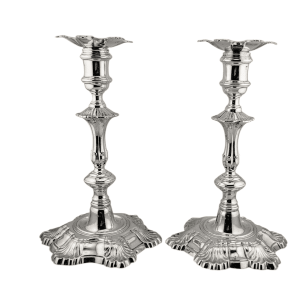 Set of 4 Candlesticks - London 1749