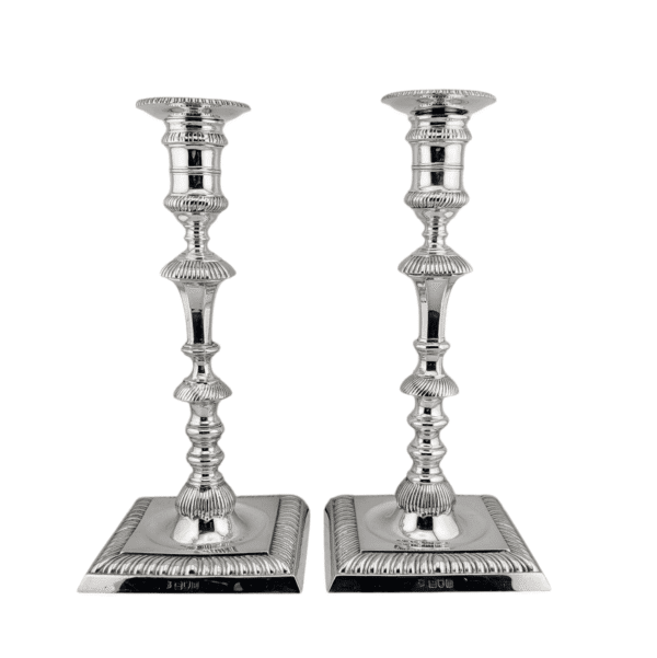 Pair Candlesticks - London 1907