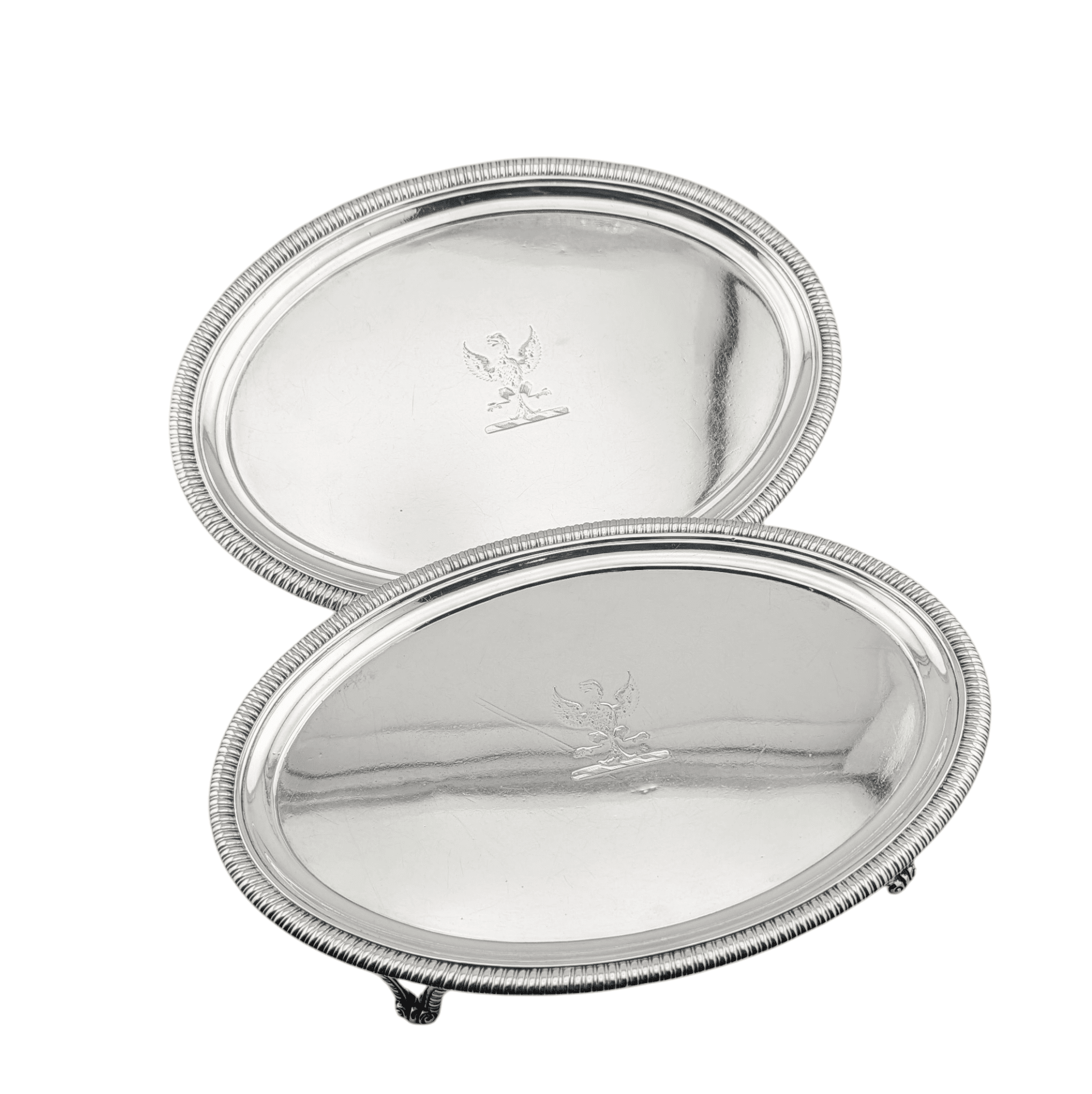 Pair Salvers London - 1803 - Image 2