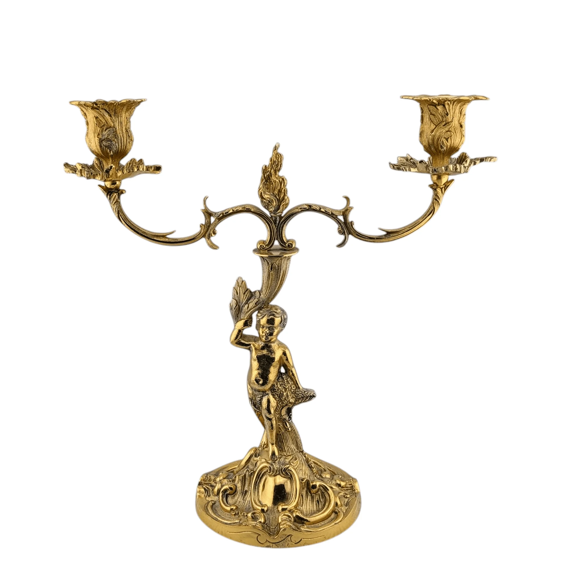 Pair of Candleabra - London 1965 - Image 2