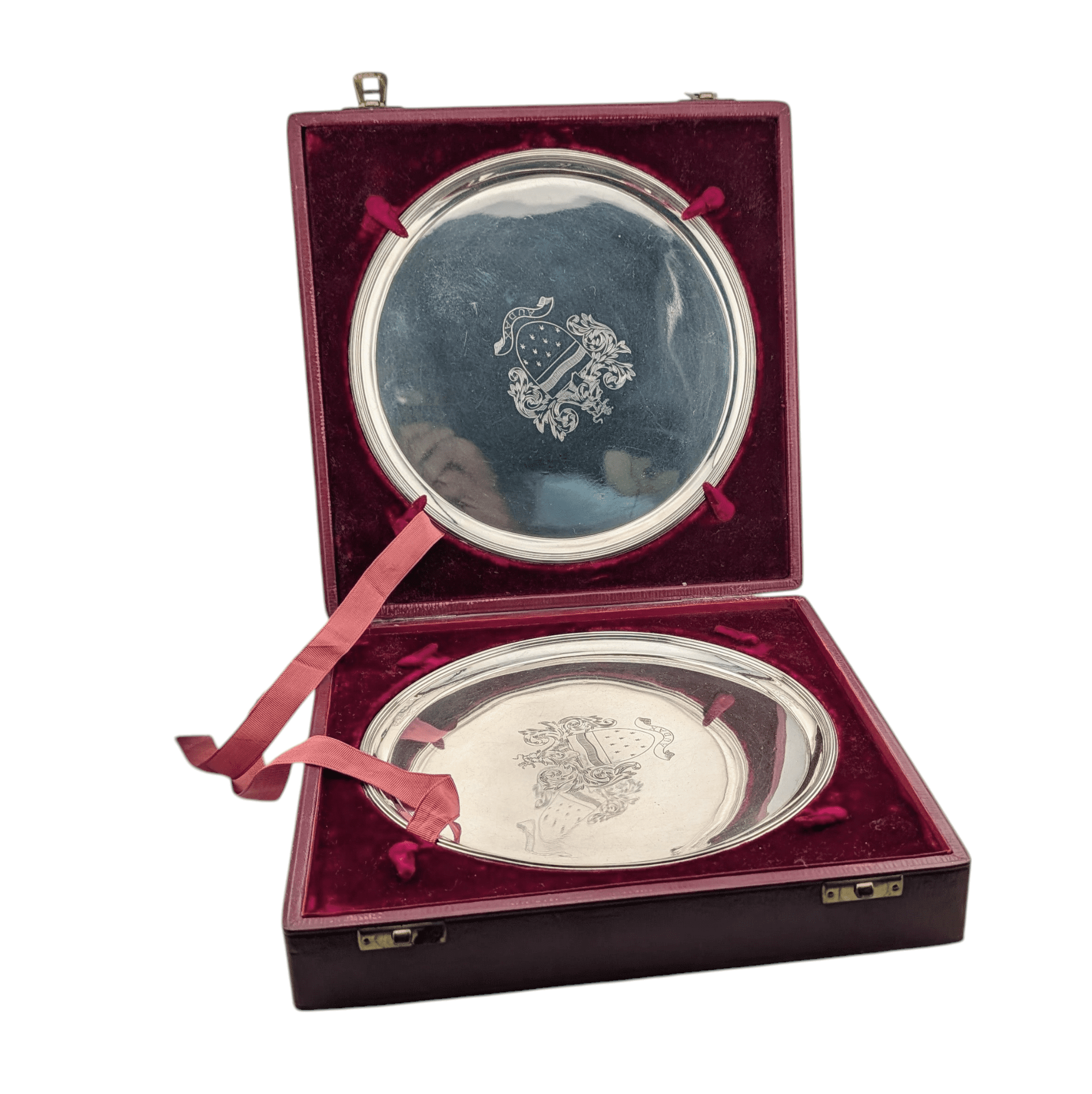 Pair Salvers London - 1792