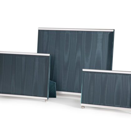 Silver photograph frame in Portobello landscape pattern