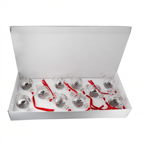 CHRISTMAS BAUBLES ASSORTED 10 PIECE SET NATALE
