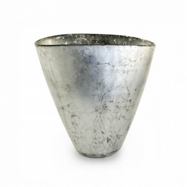SILVER LEAF VASE SOLE E LUNA